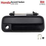 มือจับอันนอก มือเปิดนอกประตู ด้านหน้า-ข้างขวา 1 ชิ้น สีดำ สำหรับ Honda Accord ปี 1990-1993